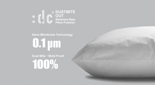 :dc Dustmite Out - Block Mold and Bacteria、Water Proof Pillow Protector